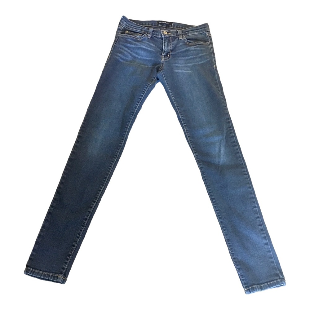 Flying Monkey Jeans Women's Size 28 Low Rise Skinny Medium Aged Wash 28x33".